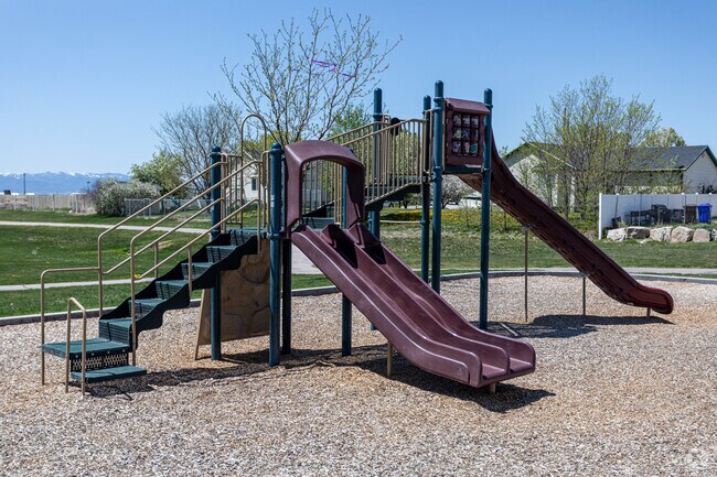 Eagle Point Park, located in Eagle Mountain, provides playgrounds for kids to play.