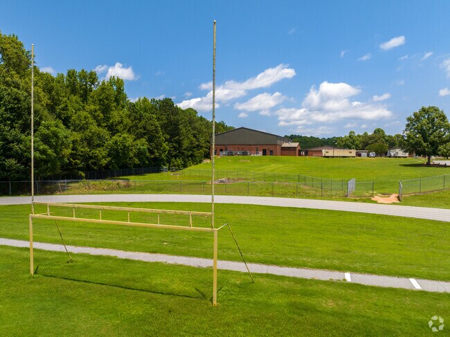 Kick a field goal at East Coweta Middle School.