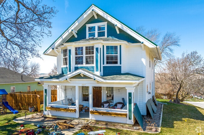 Updated original homes are becoming more prevalent in Guthrie Center.