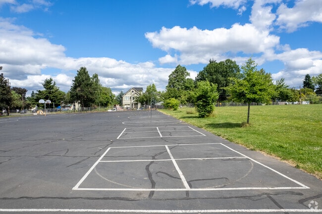 Four courners available for kids to play in the free zone area.