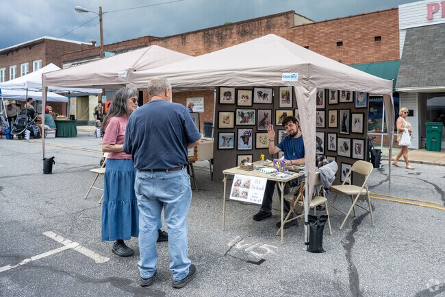 You can find several talented vendors that have artwork and crafts on display at the Spring into Madison event.