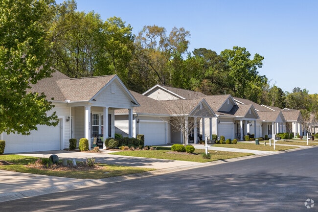 Find tree shaded homes with porches at Deer Park in North Charleston.