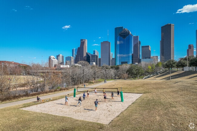 City of Houston maintains over 600 parks, including the Eleanor Tinsley Park.