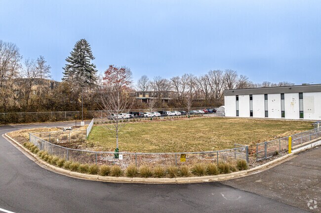 Lionsgate Academy offers greenspace for outdoor enjoyment.