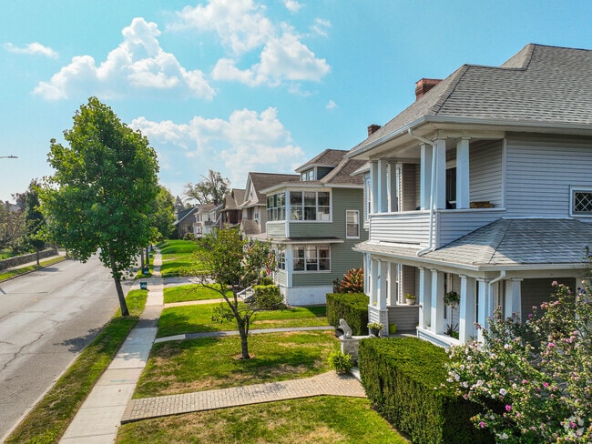Burncoat road, in Greendale, is lined with large, two-story homes.