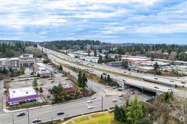 The Totem Lake neighborhood has easy highway access.