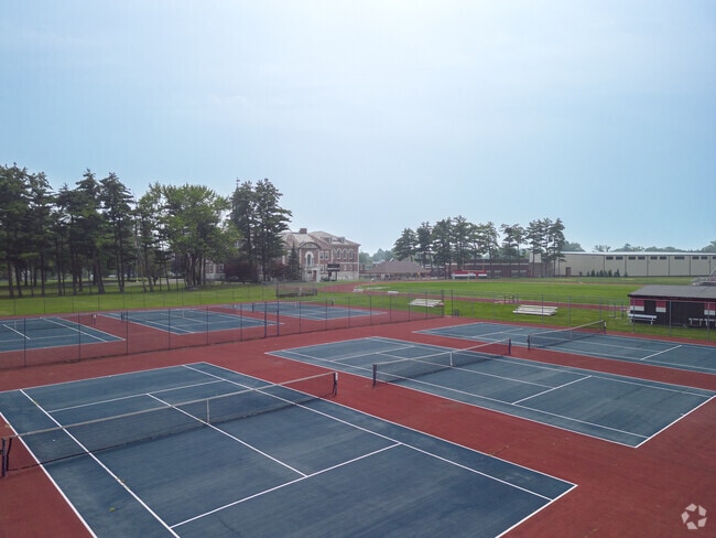 The Albany Academy also has some large tennis courts on campus.