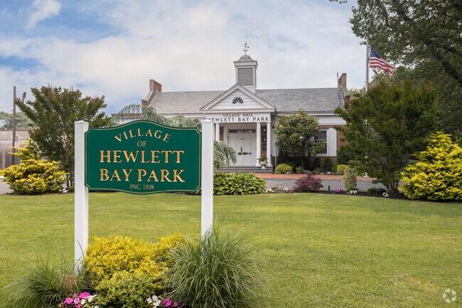 At the entrance to the Village of Hewlett Neck, NY there is a sign in front of the Village Hall.