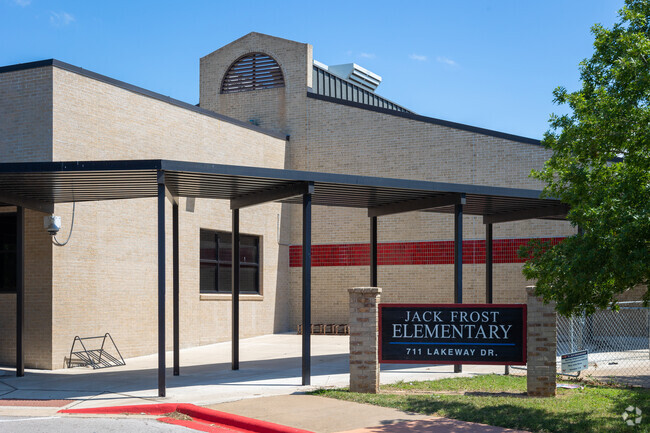 Frost Elementary School provides a public education to students living in the River Bend area.