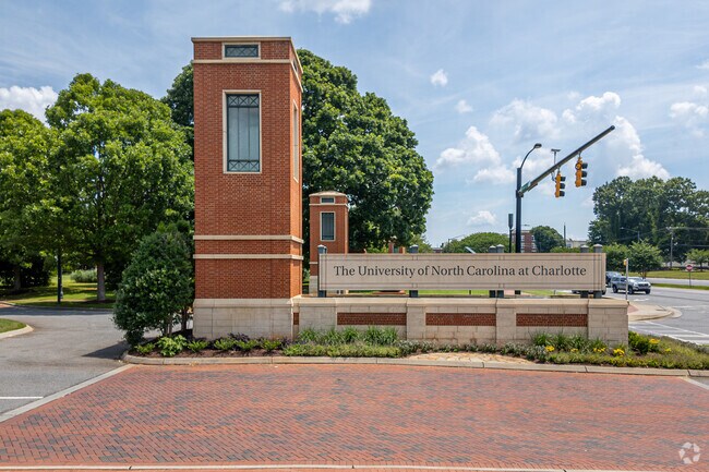 The University of North Carolina Charlotte is central to the Harris-Houston community.