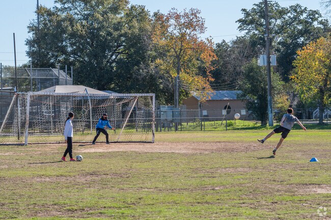 Katy Park hosts youth sports leagues, fostering community engagement.