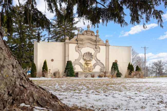 The Chafariz dos Contos Fountain in Forest Park was a gift from Brazil the country in 1956.