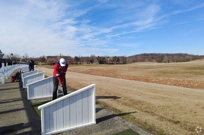 Practice your swing at the Langston Driving Range in Langston.