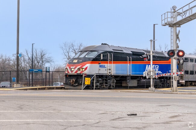 The Robbins Metra stop connects Robbins to Chicago.