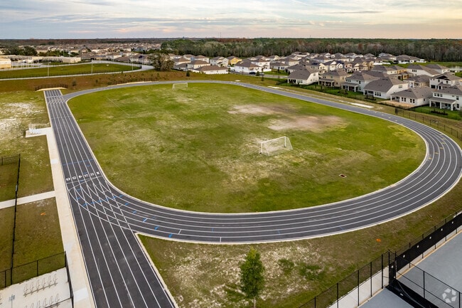 Families love to watch their kids play football on the fields at Water Spring Middle School.