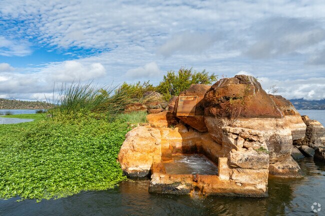 Soda Bay hot springs used to be a soaking bath until carbon dioxide emissions deemed it unsafe.