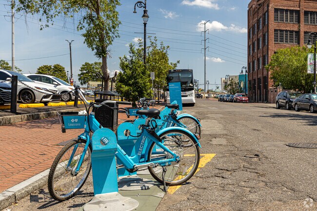 Blue Bikes is an affordable bikeshare program in the New Orleans CBD.