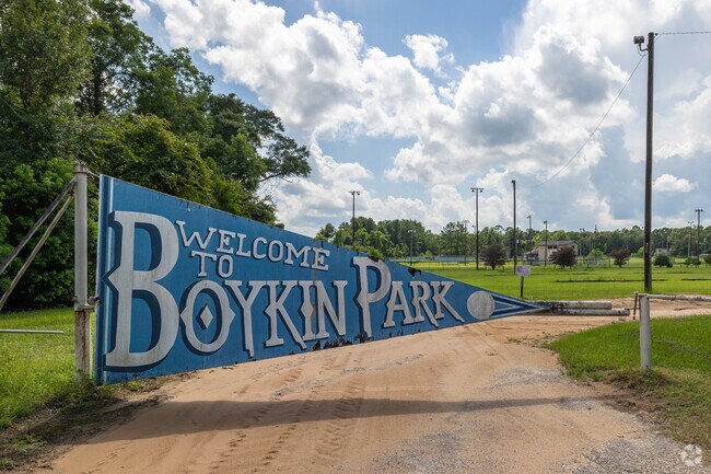 Tillmans Corner Youth Association ball players play games at nearby Boykin Park.