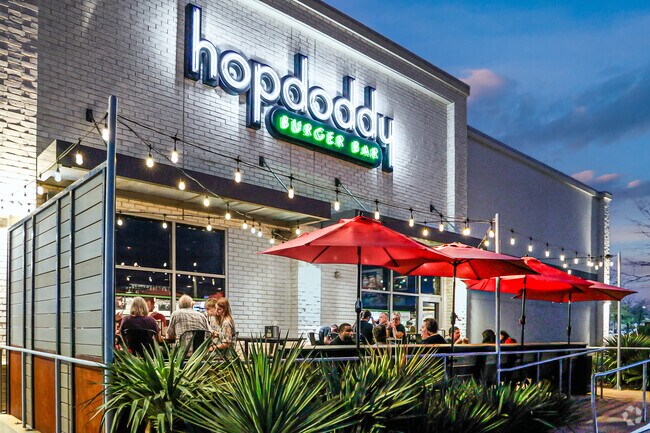 Hopdoddy is a popular dining destination in the Glade Parks shopping area of Euless.