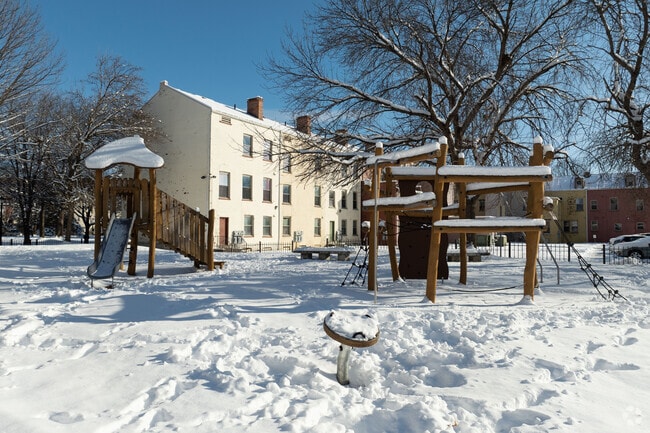 A fun climbing set at Giffen Elementary School.