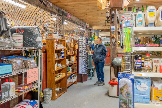 Local farm products are available at Nicolet Farm Market in the Mountain area.