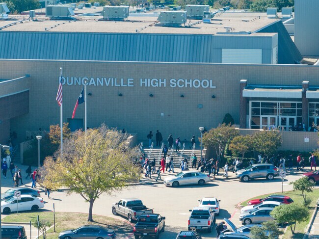 Duncanville High School has the second largest high school campus in the nation.