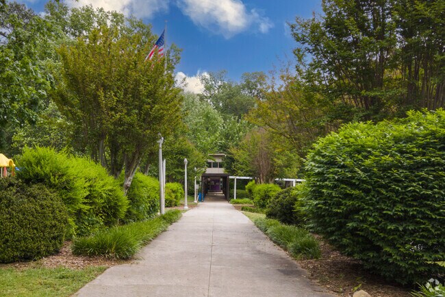 Brunson Elementary School neighbors Hanes Park in downtown Winston-Salem.