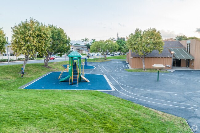 Children will enjoy the playground and recreational space at Greentree Elementary School.