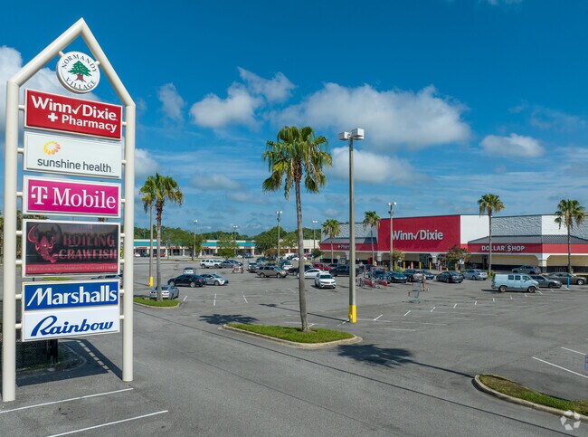 Get all your shopping done at the Normandy Village shopping center.