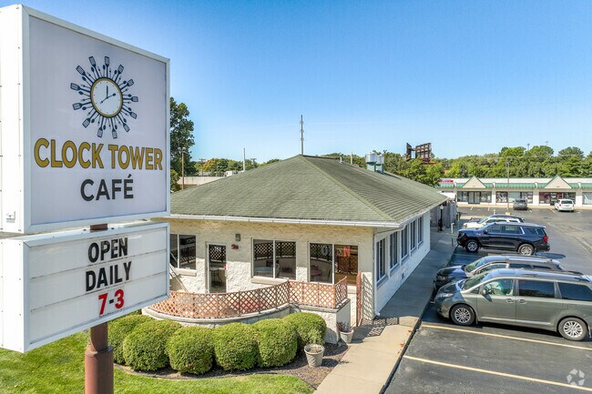 Clocktower Café is a classic brunch diner featuring daily specials and reliable standbys.