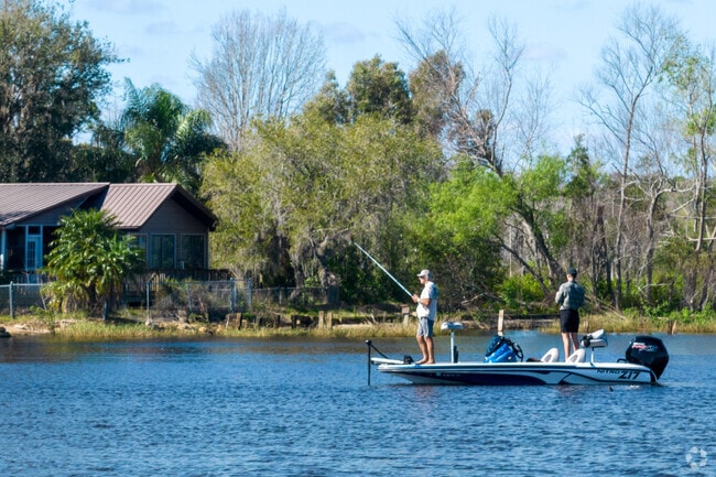 Spring Lake Village hugs the expansive Lake Istokpoga which is great for Largemouth Bass.