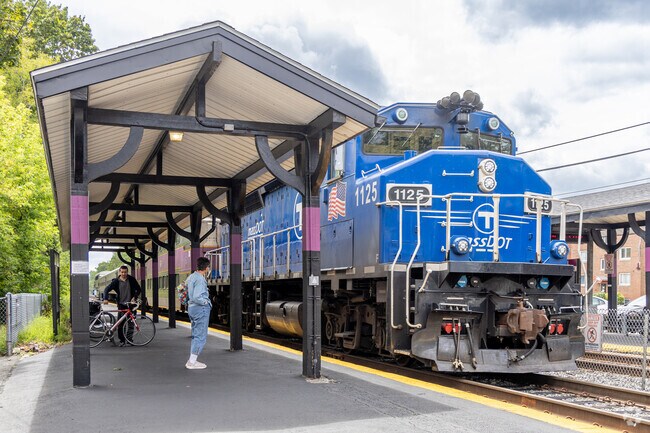 Residents in the Wyoming neighborhood have quick access to the MBTA Commuter Rail line at the Wyoming Hill stop.