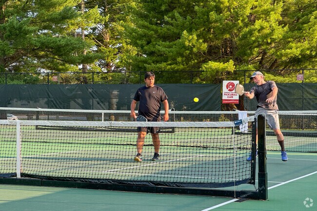 Darden Towe Park is a very popular park to play tennis and pickleball.