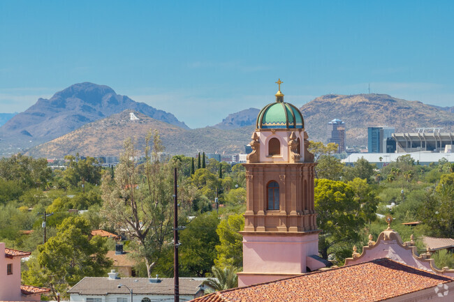 The Benedictine, in Miramonte, was built in 1939 and known as The Pink Rose of the Desert.