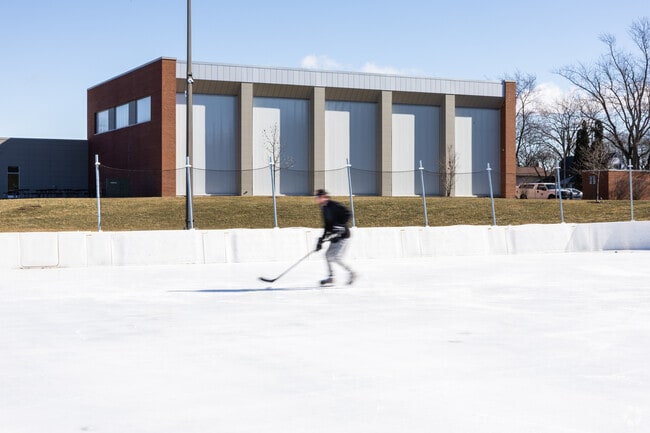 Mundelein Park and Recreation District has a free ice rink during the winter months.