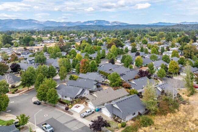 The Redwood area gets views of the Klamath Mountains.