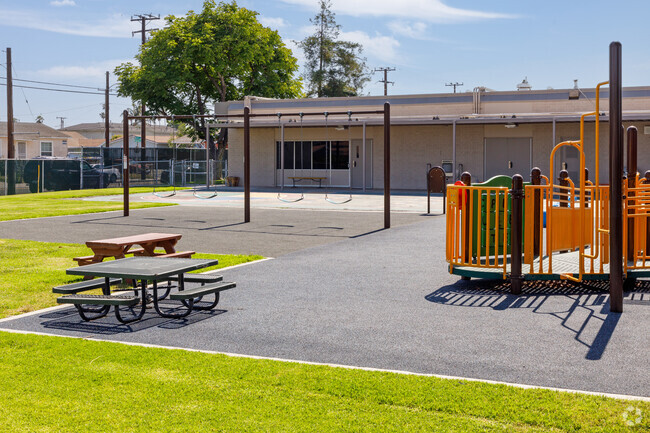 Playground at Furgeson Elementary School in Hawaiian Gardens.
