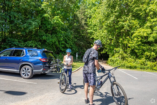 Residents love the trails for biking at Colonel Francis J. Beatty Park in Providence.