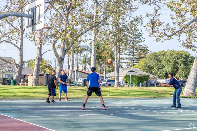 Play a game of pickup basketball at nearby W. Lathrop Memorial Park.