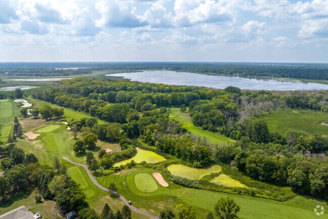 The Chomonix Golf Course with Rice Lake in the background.