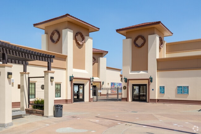 Juan Cabrillo Elementary School's Spanish style buildings in Hawthorne, CA.