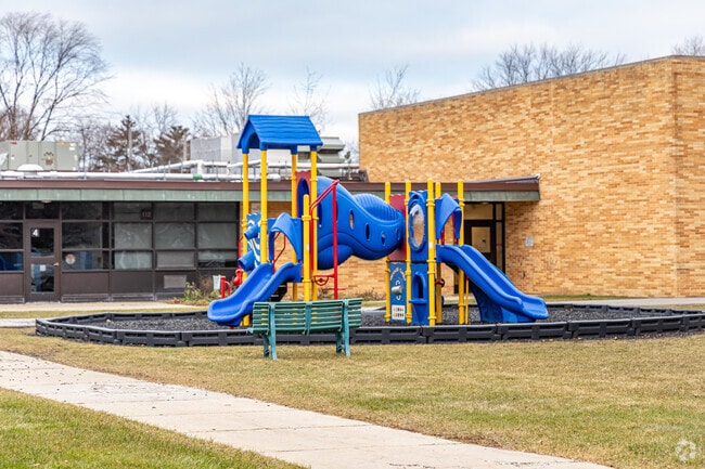 A playground awaits recess at Willow Glen Primary School.
