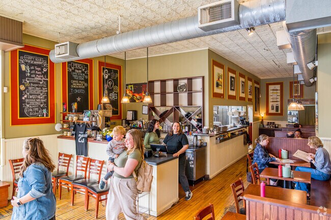 Hazel's Northeast is a cafe with an all-day menu of elevated American home cooking.