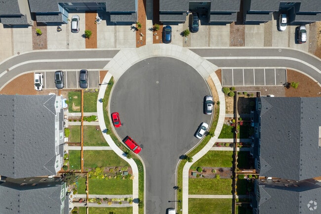 Cul-de-sac's provide a perfect place for families to grow in the Landover-Sharmel neighborhood.