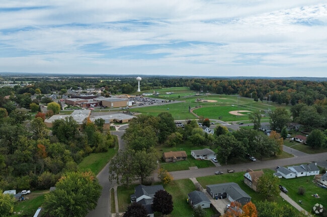 Barron High School has a large campus.