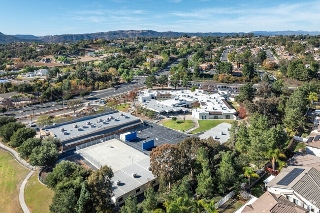 Students enjoy the atmosphere at Rancho Vista High School in Temecula.