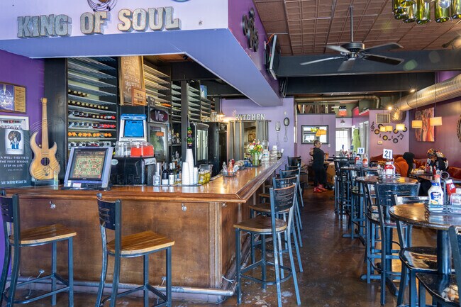 Enjoy the laid back atmosphere at King of Soul in Ferguson.