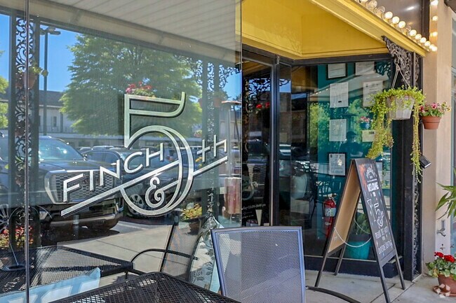 Craft cocktails, artisanal cheeses, and southern classics await you at Finch & 5th.