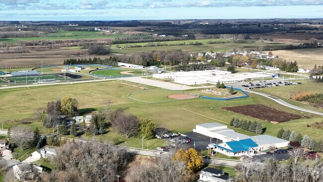 Each earns a grade of B-minus on Niche and offers its own designated entrance and bus service.