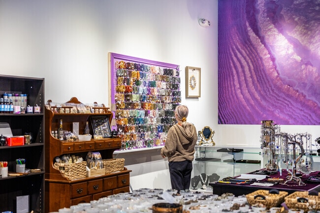 Crystal Healing Studio in Burr Ridge sells a variety of colorful jewelry and stones.